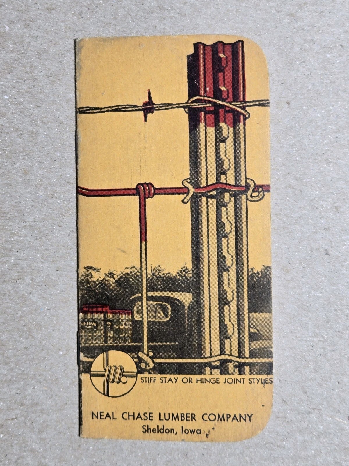 Red Brand barbed wire advertising booklet by Keystone Steel & Wire, c. 1963 Note