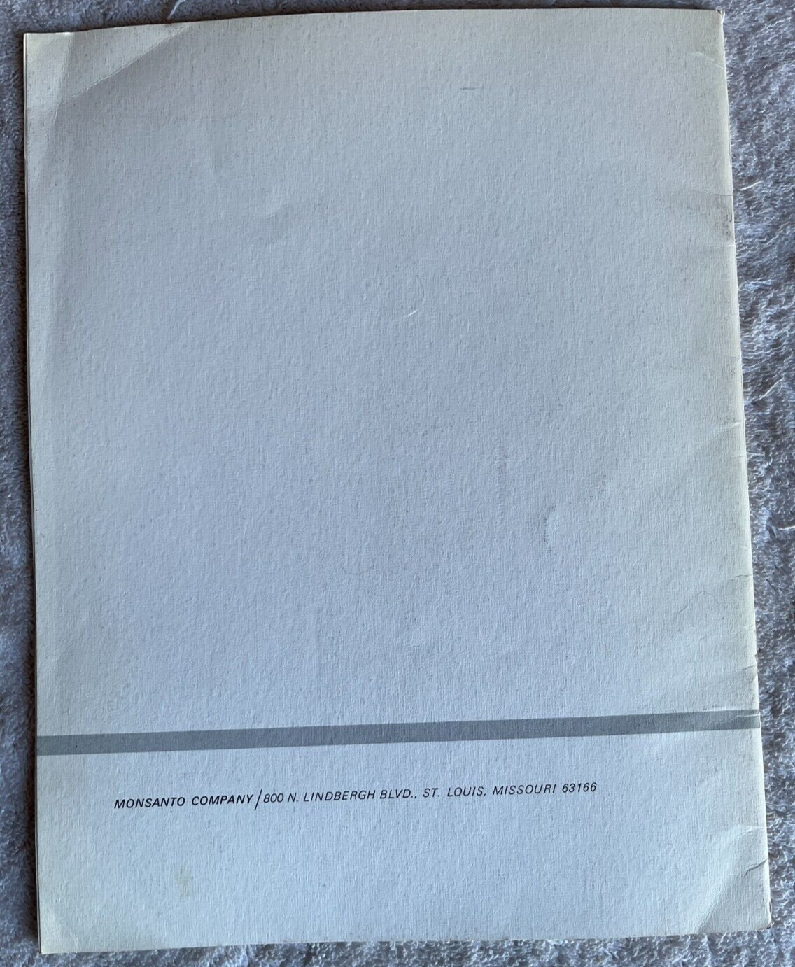 Monsanto Company 1966 Annual Report booklet agriculture biotechnology vintage