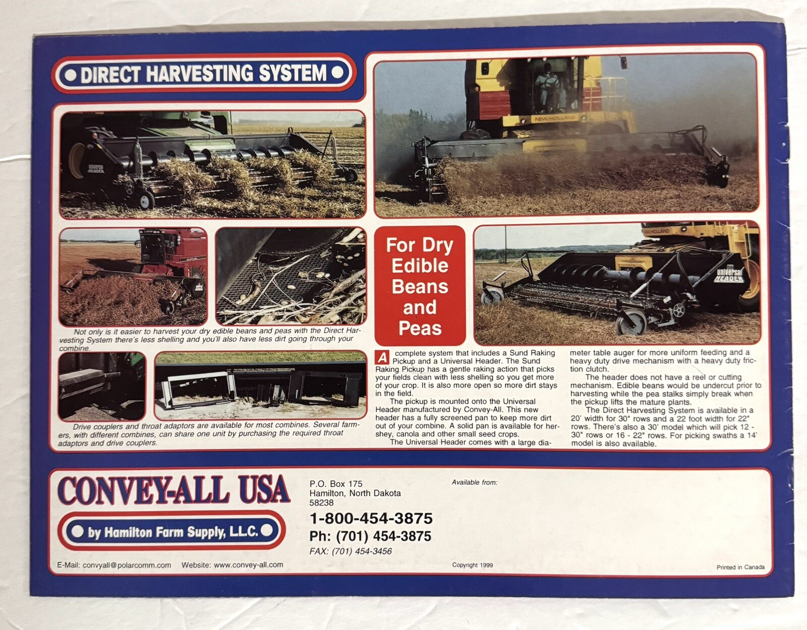 Vintage 1990&rsquo;s Agricultural Farm Equipment Convey-All Product Catalog Tenders
