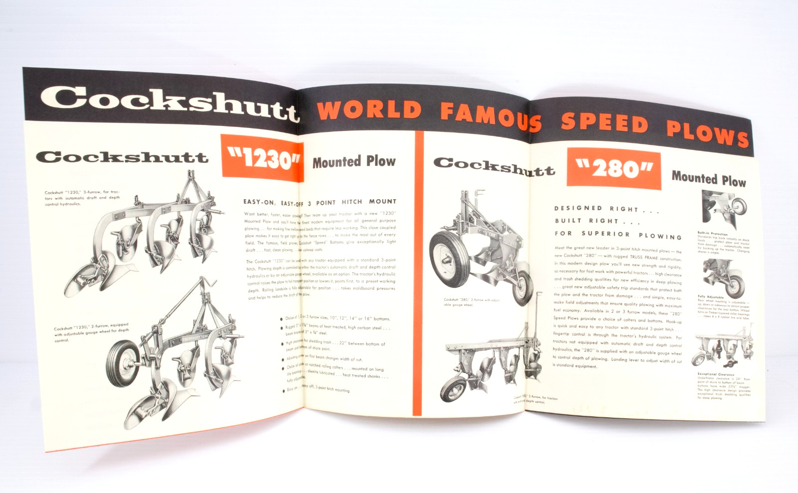 Vintage Cockshutt Tractor Sales Brochures Lot of 3
