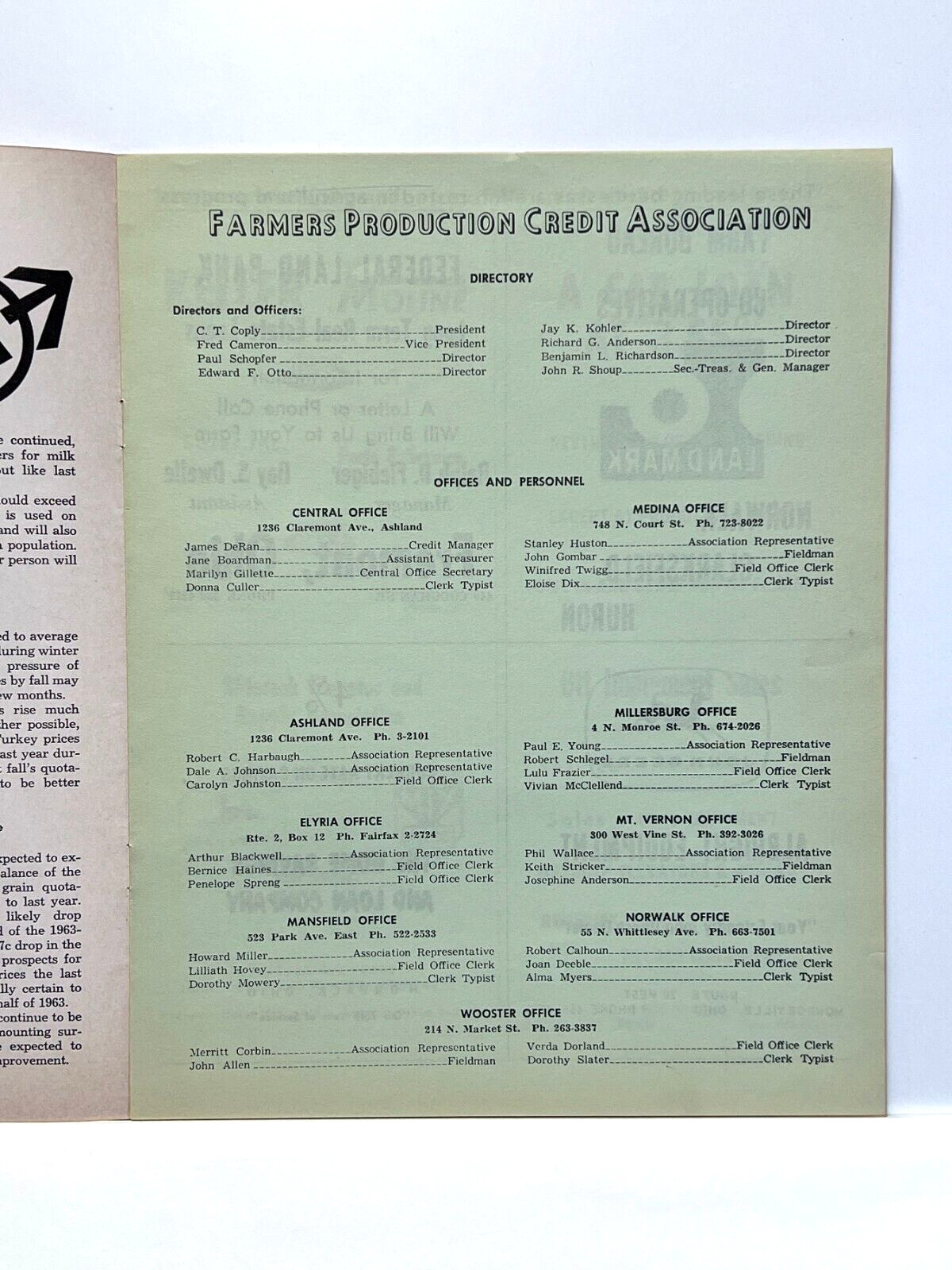 Vintage January February 1964 PCA Farming Production Credit Association Magazine