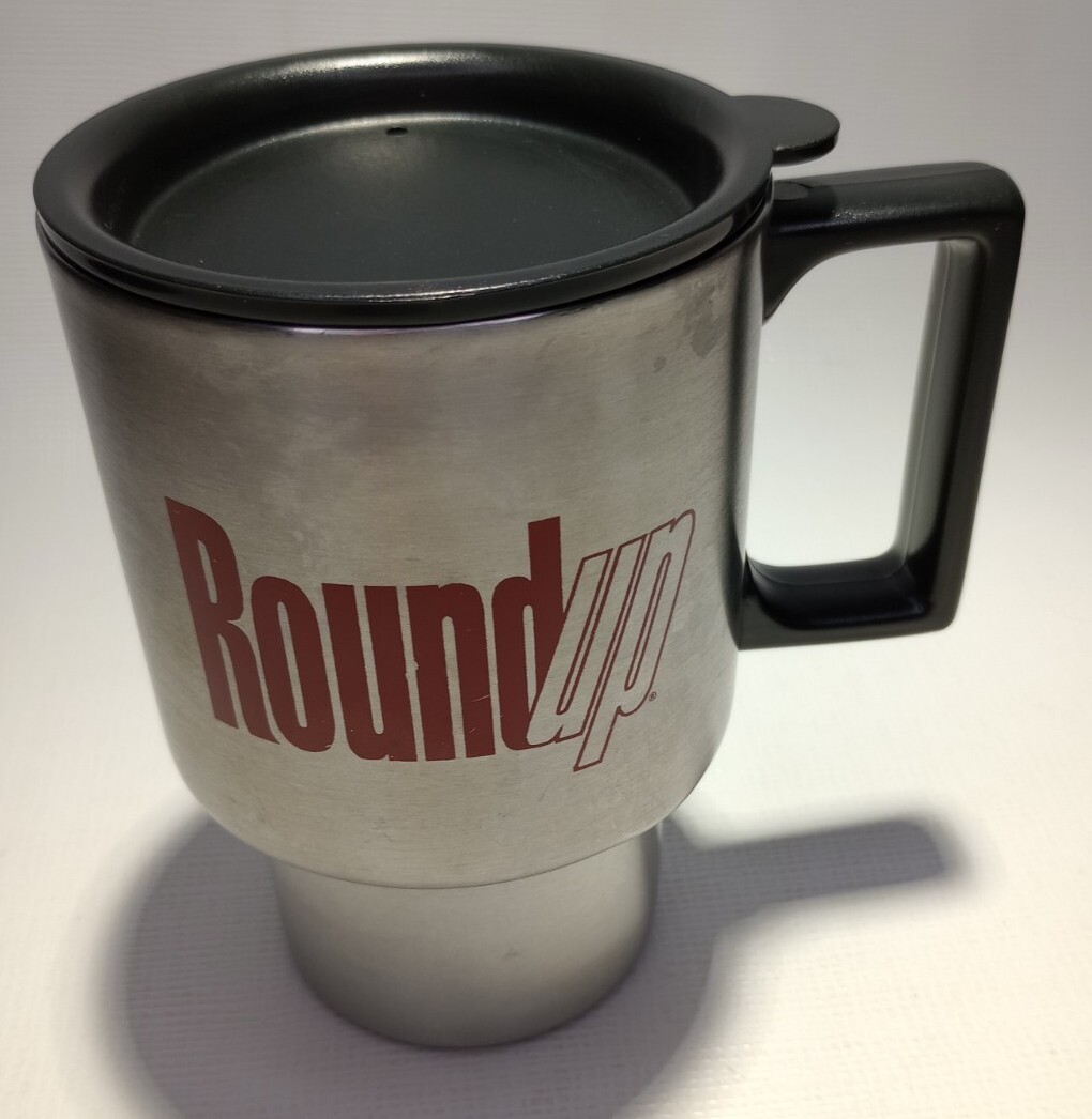 Round Up Weedkiller Stainless Steel Insulated Travel Coffee Mug
