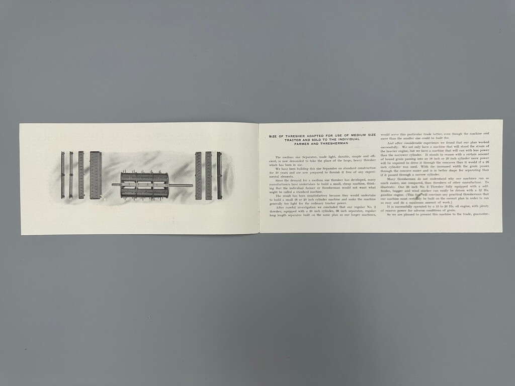 1900s CLARK Machine WILLIAMS THRESHER Farm Catalog ST JOHNSVILLE NY Advertising