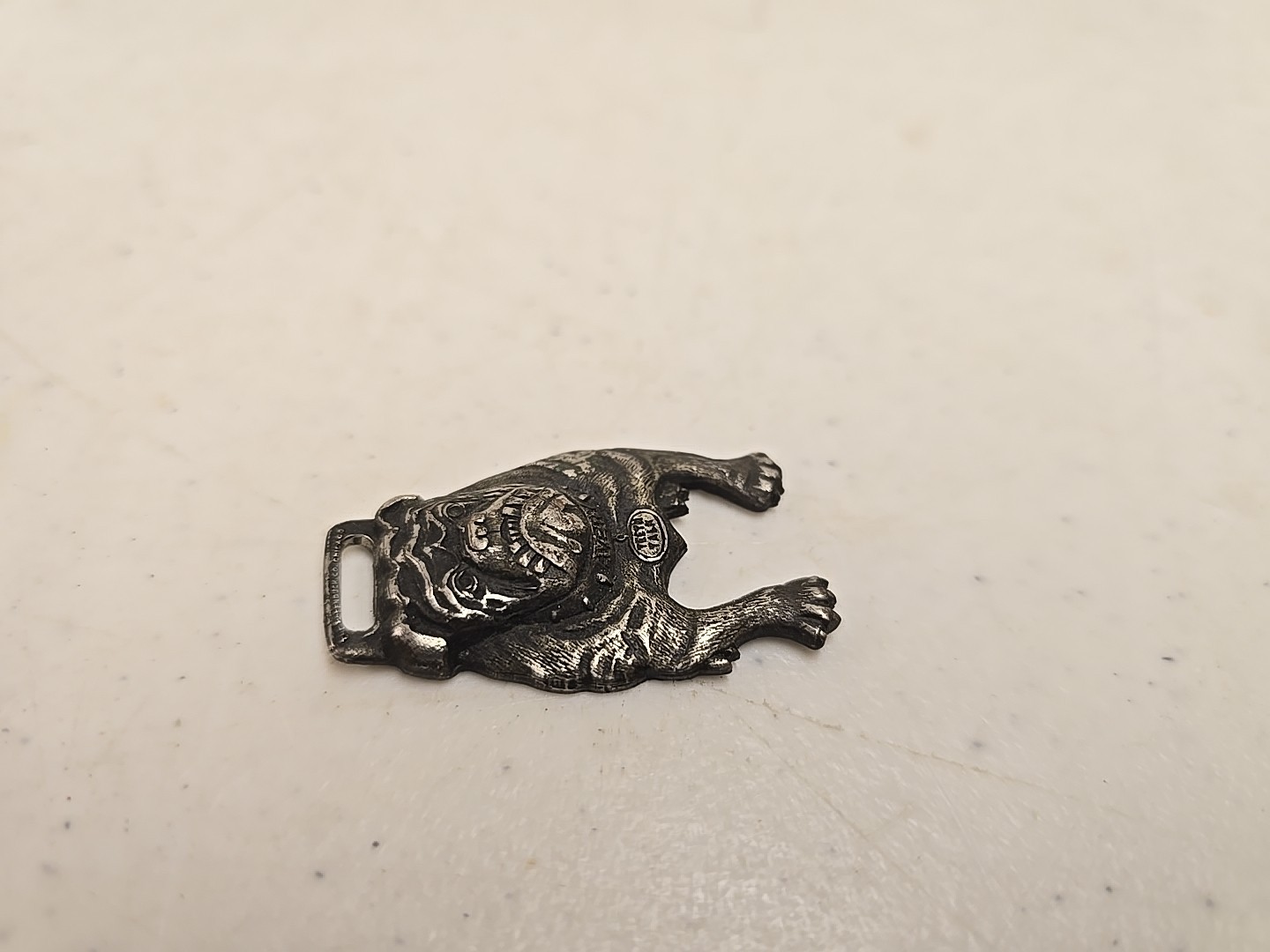 Antique Avery MFG Co Peoria IL Bulldog Line Motor Farming Advertising Watch Fob