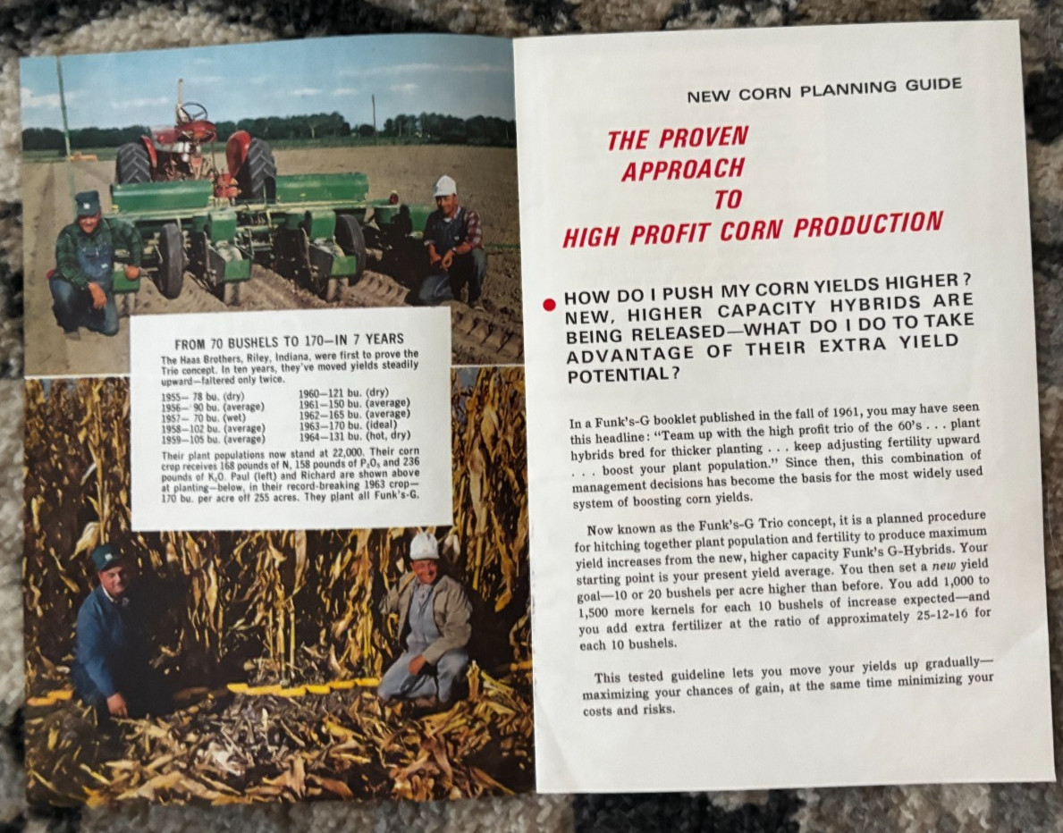 Funk&rsquo;s Seed Corn Fact Report For 1965 Brochure DCPA26