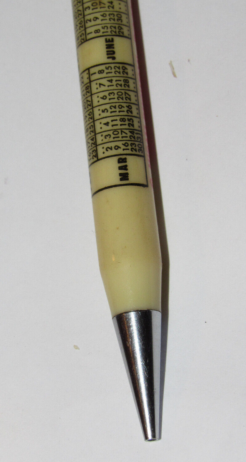 VINTAGE 1947 ADVERTISING CALENDAR MECH PENCIL! FARM & DAIRY EQMNT! BELVIDERE, NJ
