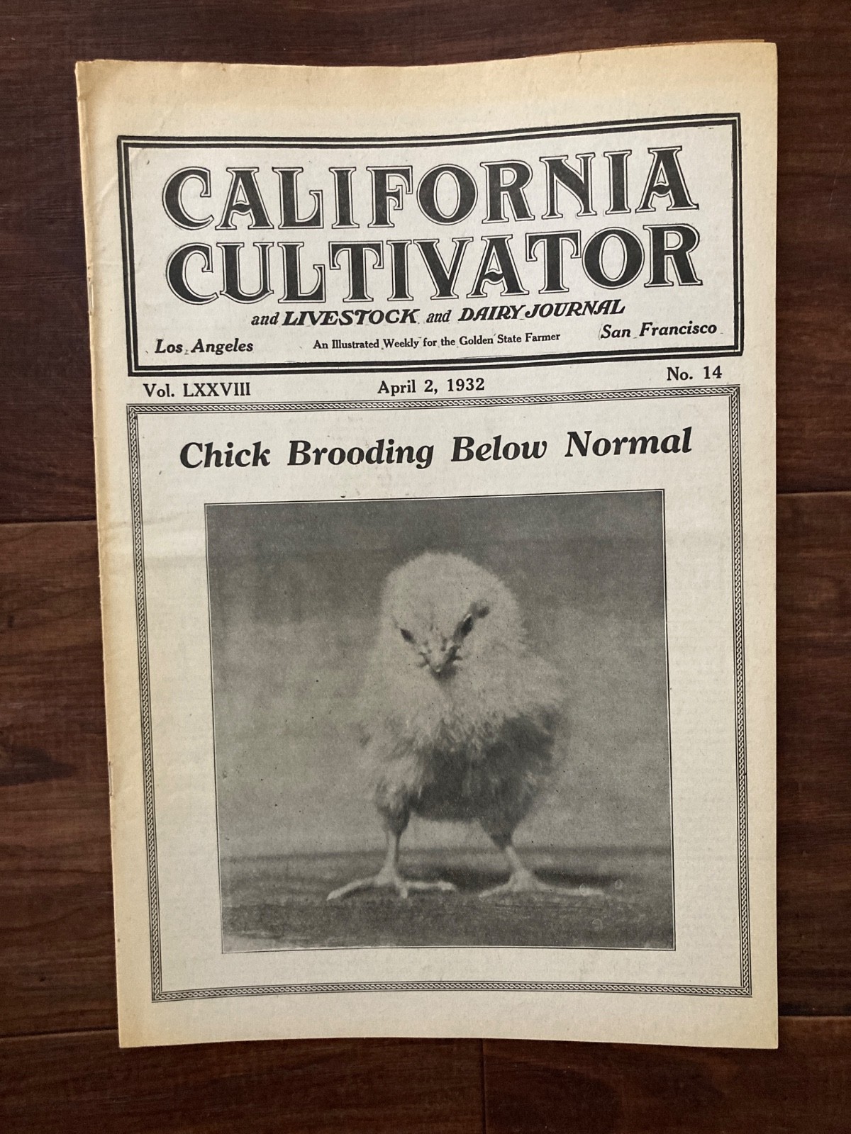 California Cultivator Agricultural Newspaper 1932 Biweekly Lot of 19 VHTF