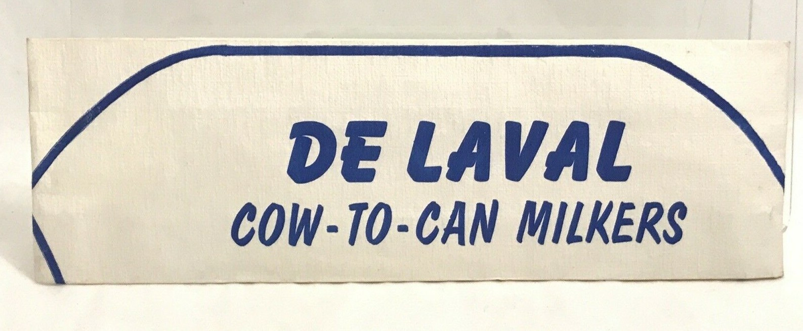 De Laval Columbus OH 1960&rsquo;s Employee Paper Hat Vintage Coolers Milkers Dairy