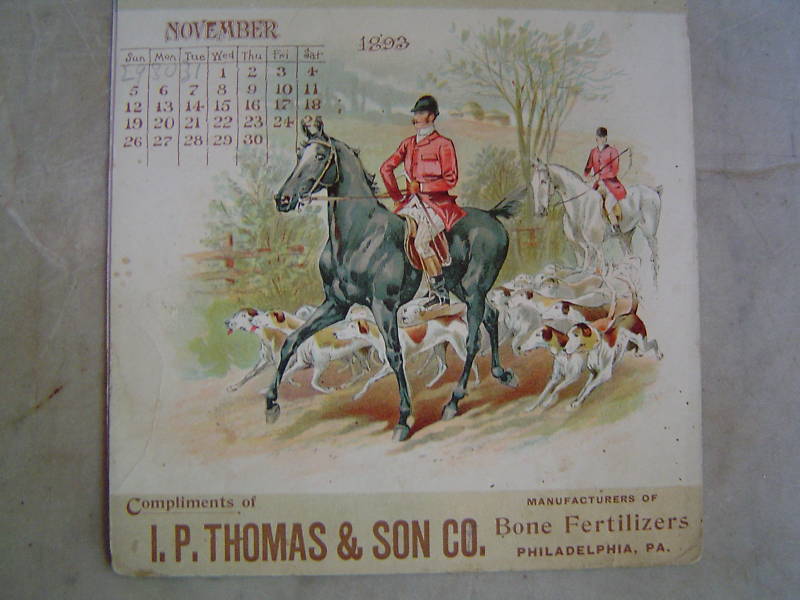 1893 – I P Thomas, Philadelphia, Pa – Bone Fertilizers