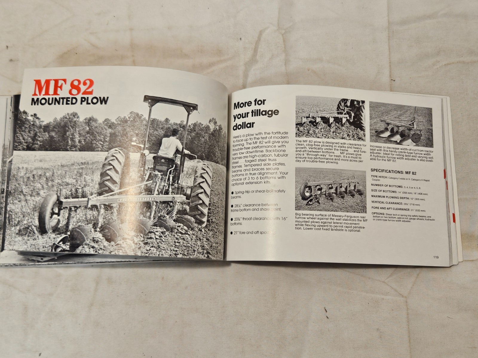 MASSEY-FERGUSON FARM MACHINERY GUIDE 1978 EDITION 212 PAGES