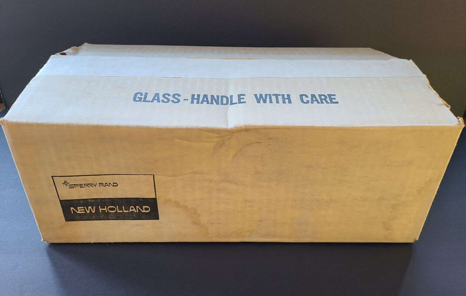 SPERRY RAND NEW HOLLAND DIVISION PA AGRICULTURE 8 GLASS SET FARM EQUIPMENT 75TH
