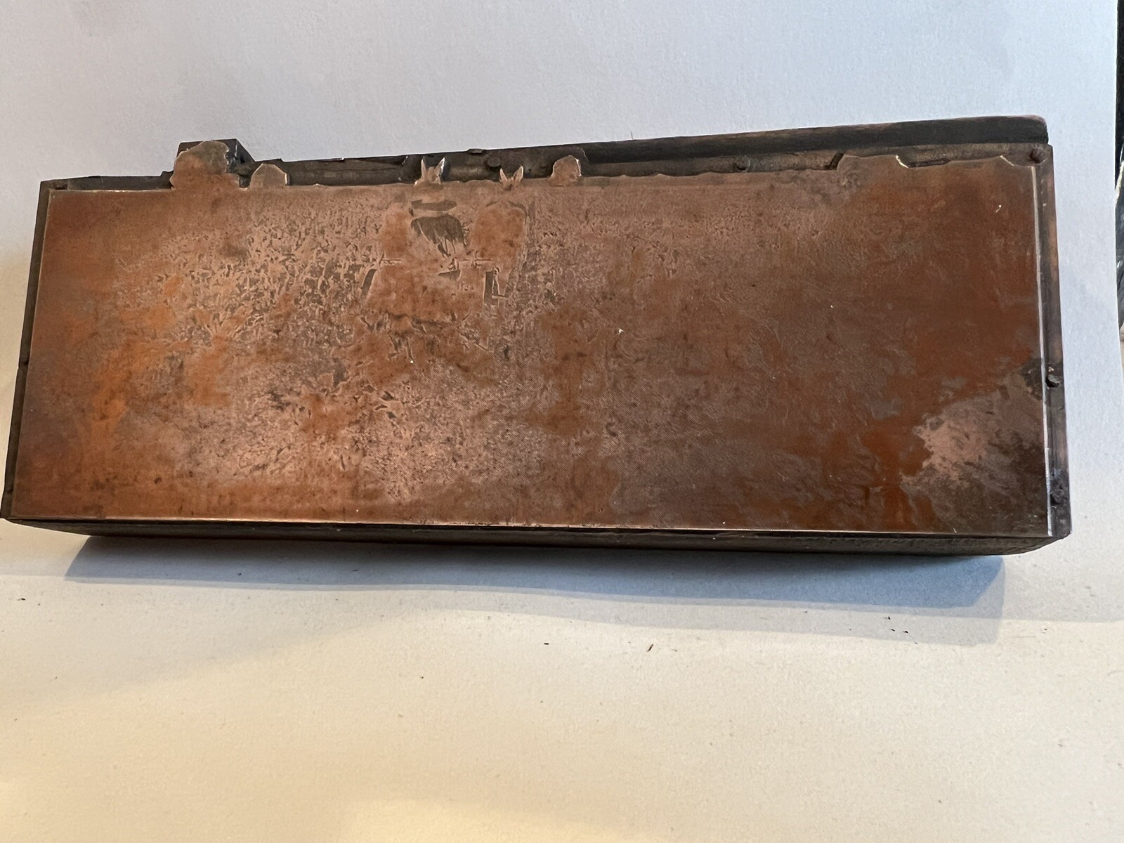 Antique Bateman Iron Age Print Block Riding Cultivator