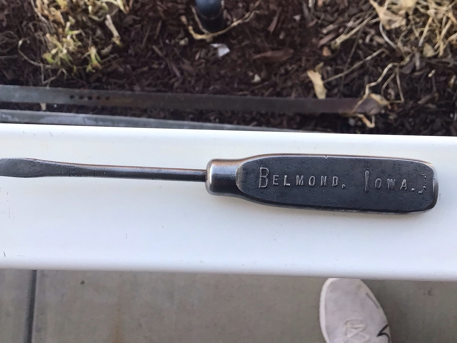 Vintage Screwdriver JF Nagle Farm Wagons Buggies Rock Rapids Iowa Advertising