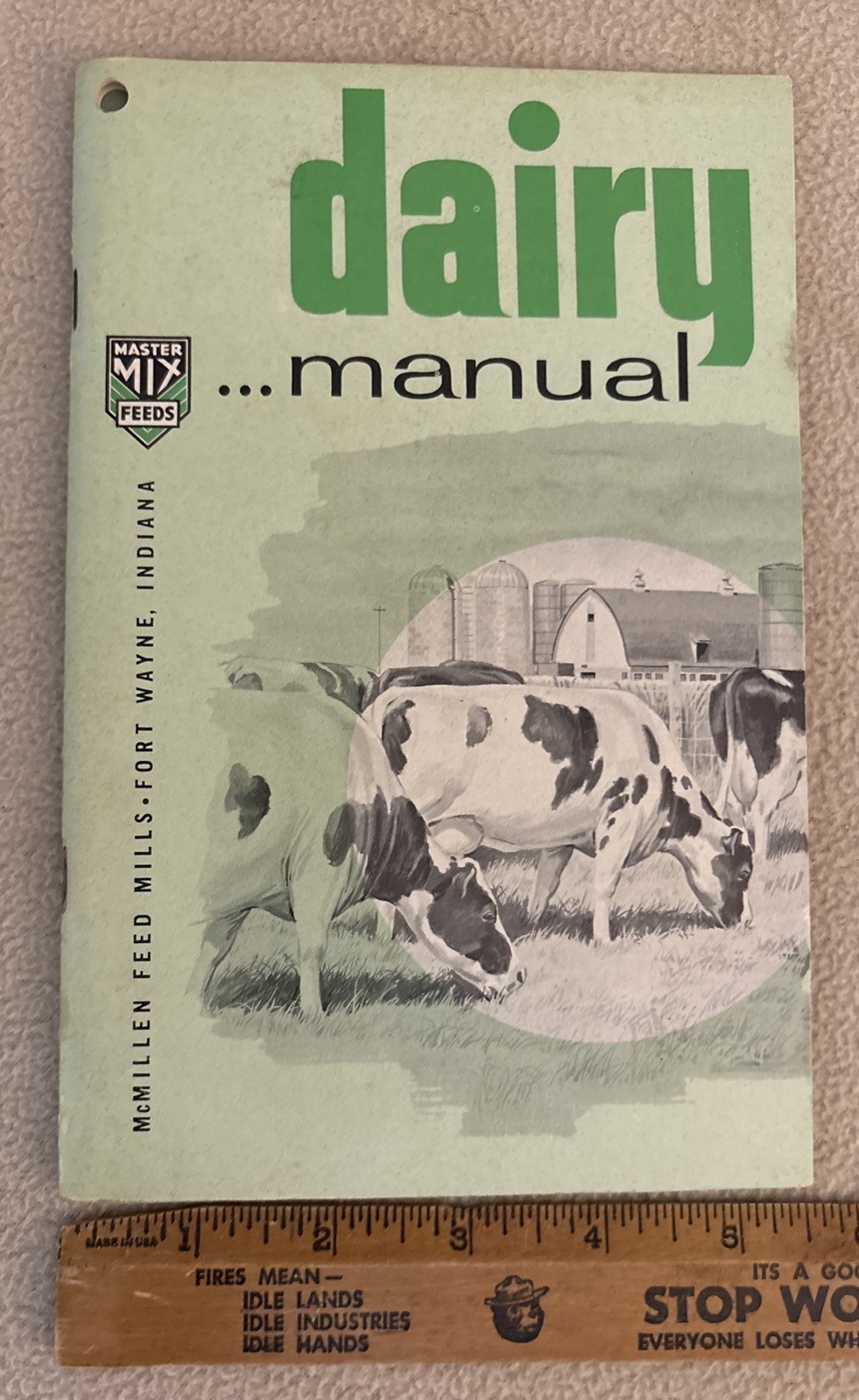 Vintage 1950 McMillen Feed Mill Management Manual for Dairy Cattle