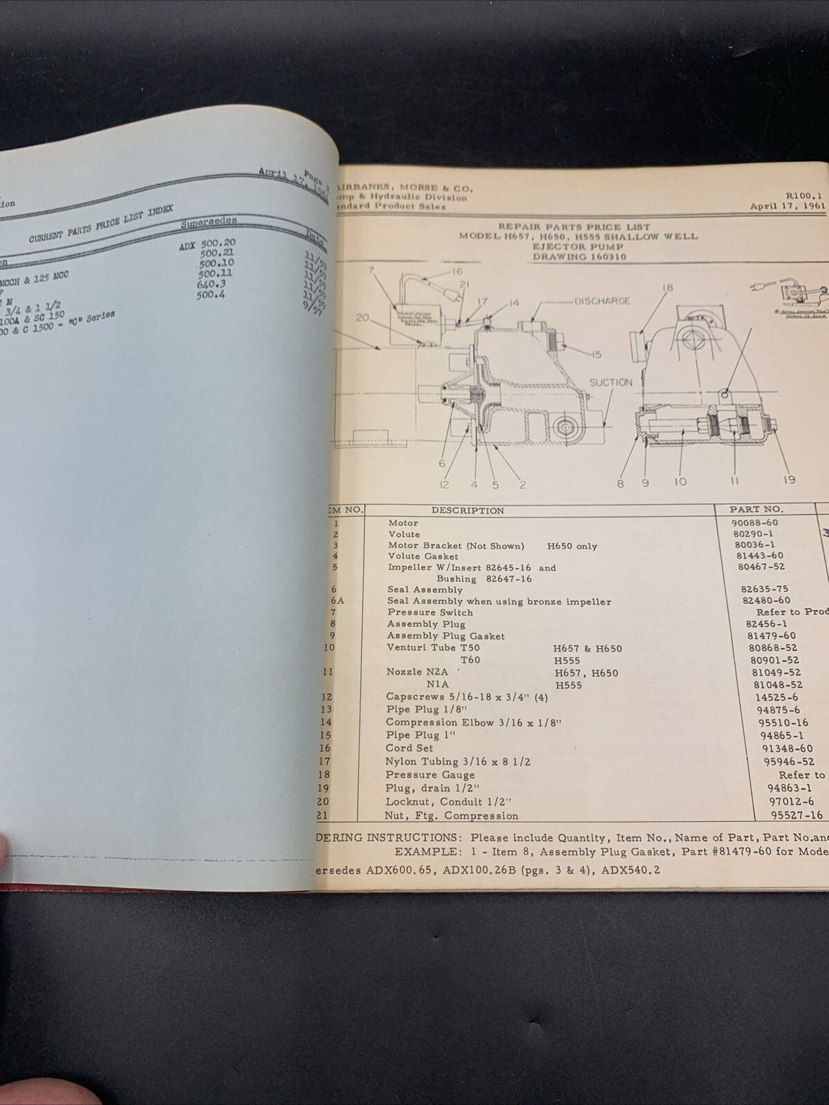 1960’s Fairbanks Morse Dealer Products Catalog/Prices- Farm Home Water Systems