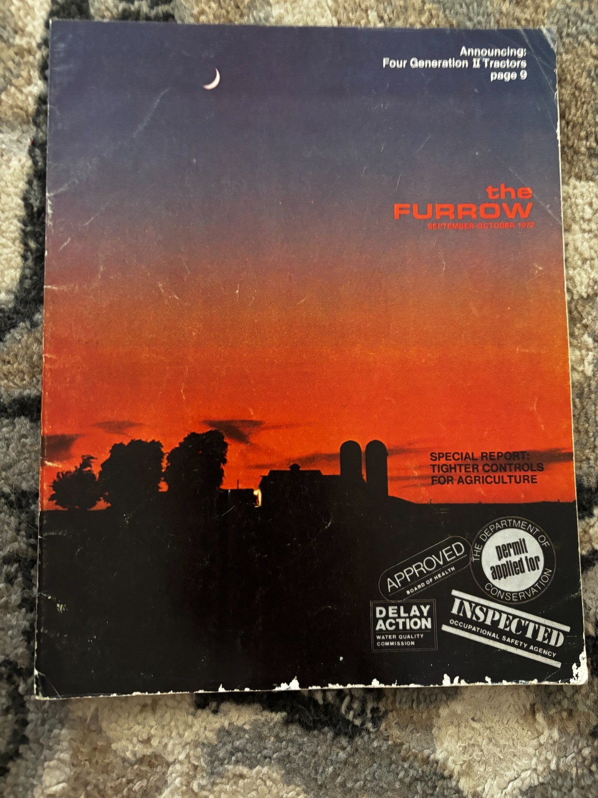 John Deere Furrow Magazine Sept-Oct 1972 Brochure DCPA26