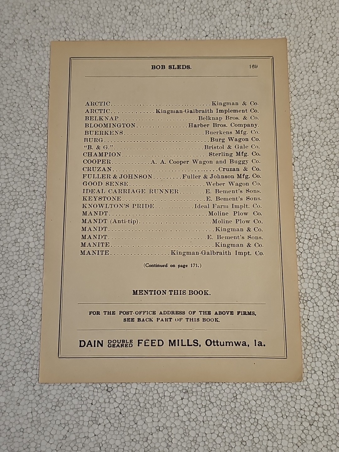The Kemp Manure Spreader 1904 Worchester MA Ad