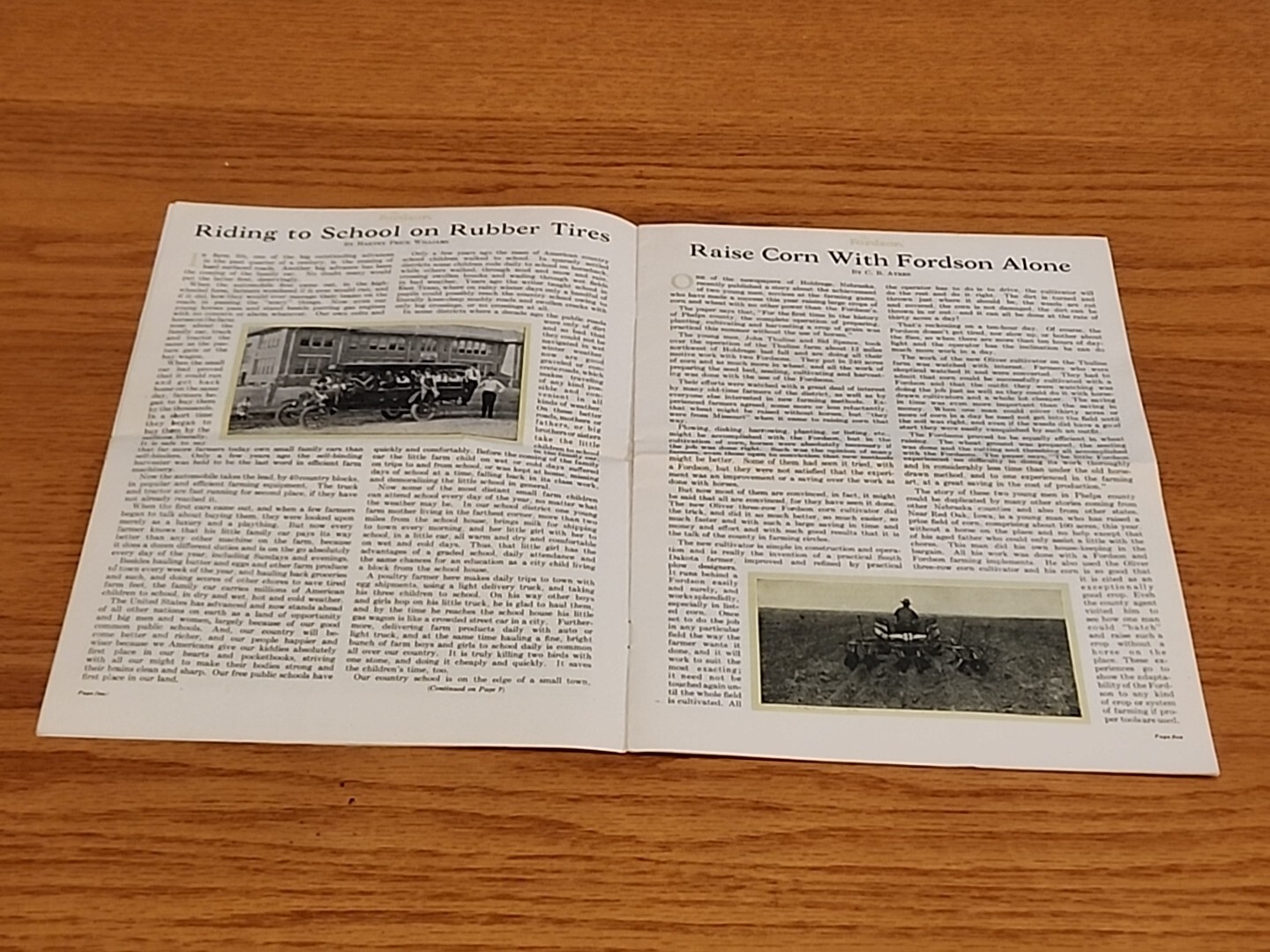 The Fordson Magazine December 1923 Vintage Original