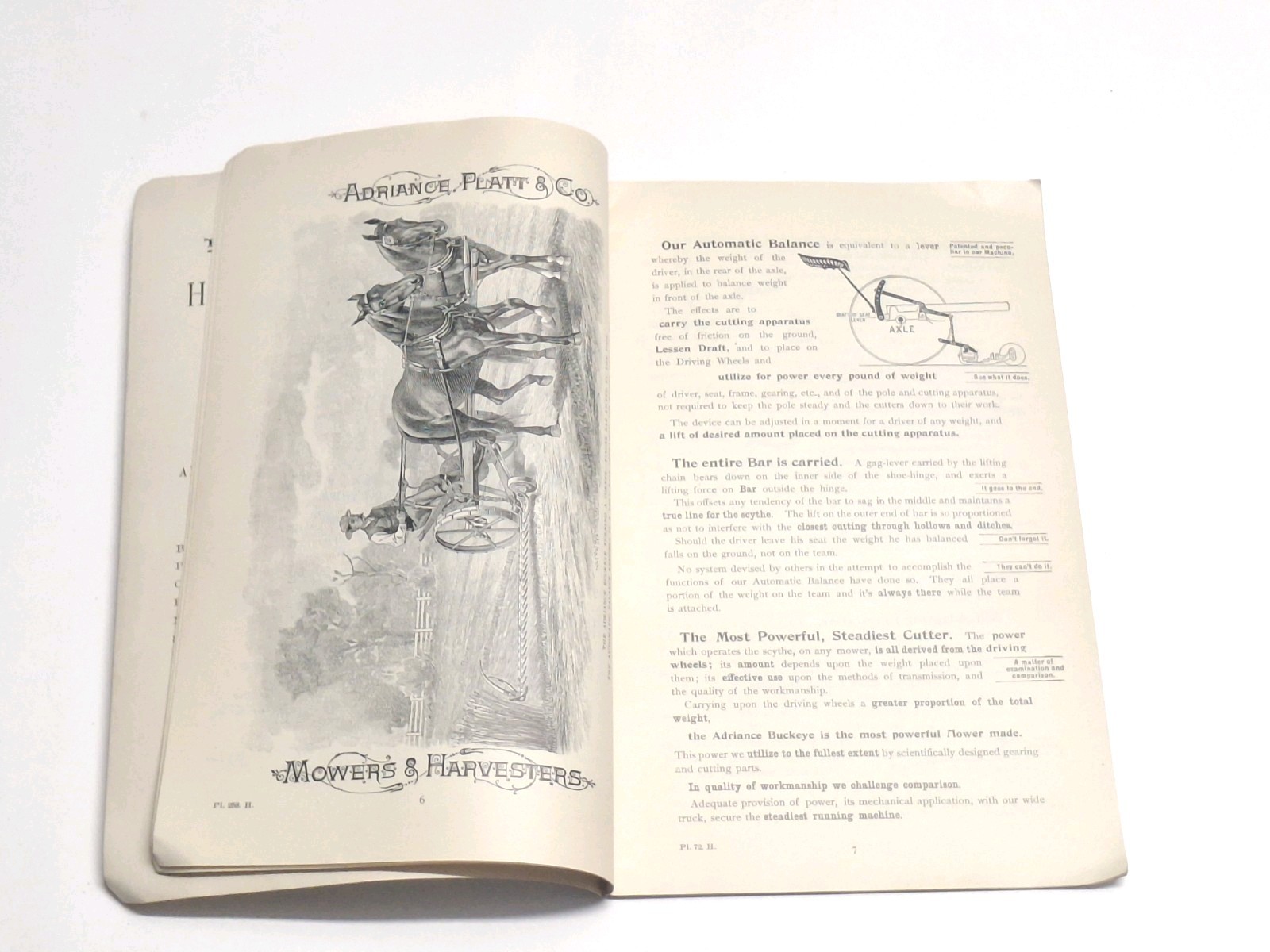 Adriance Platt & Co Harvesting Machinery Farm Catalog Poughkeepsie NY 1897