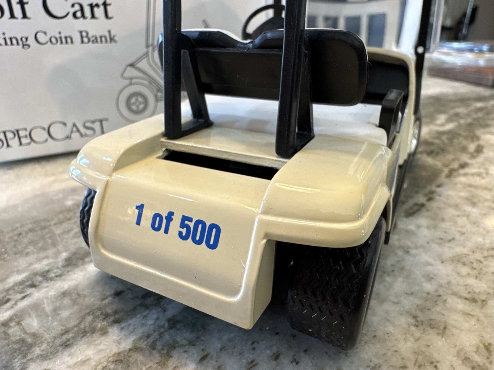 1/16 2004 speccast boone county fair belvidere,il. golf cart bank in the box new