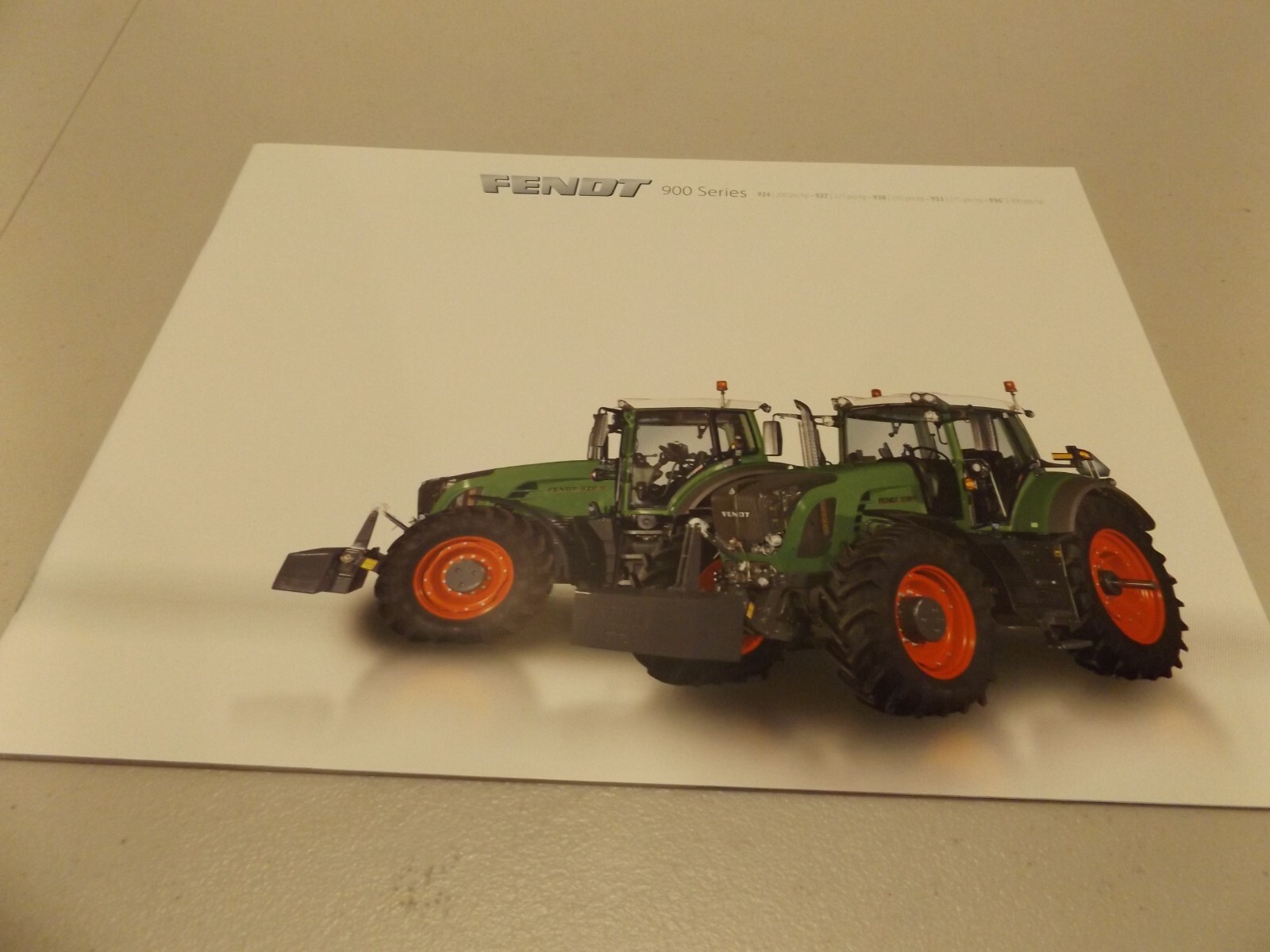 FENDT 900 SERIES , LIT # FT12B001ST (2) 5 PD