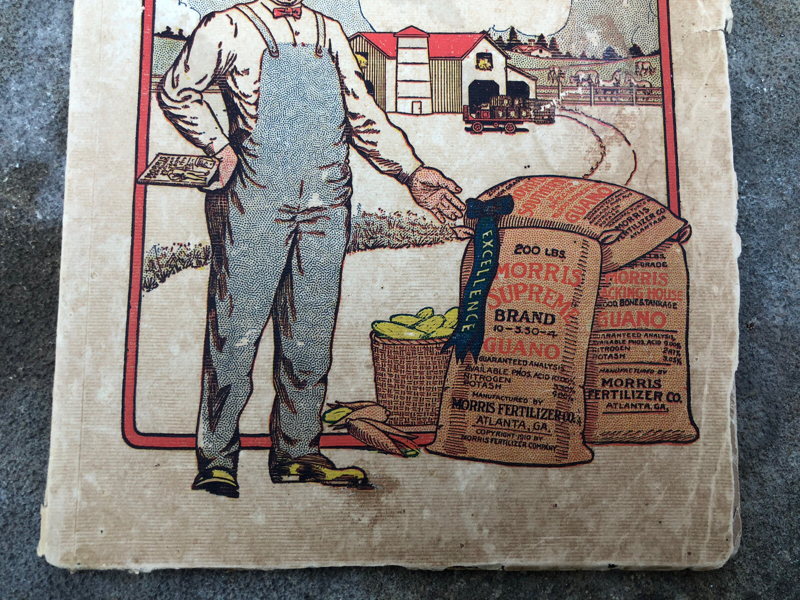 Antique 1914 Morris Fertilizer Co. Yearbook Atlanta Georgia Advertising Booklet