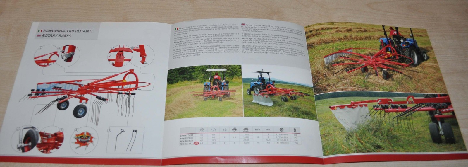FPM Agromehanika Hay Rakes Brochure Prospekt Serbia