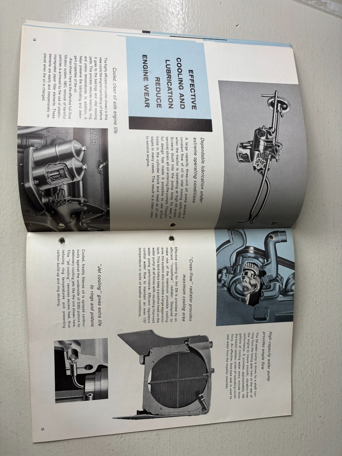 Caterpillar The Cat D9 Series D Tractor Brochure 1956 Vintage 31 Pages