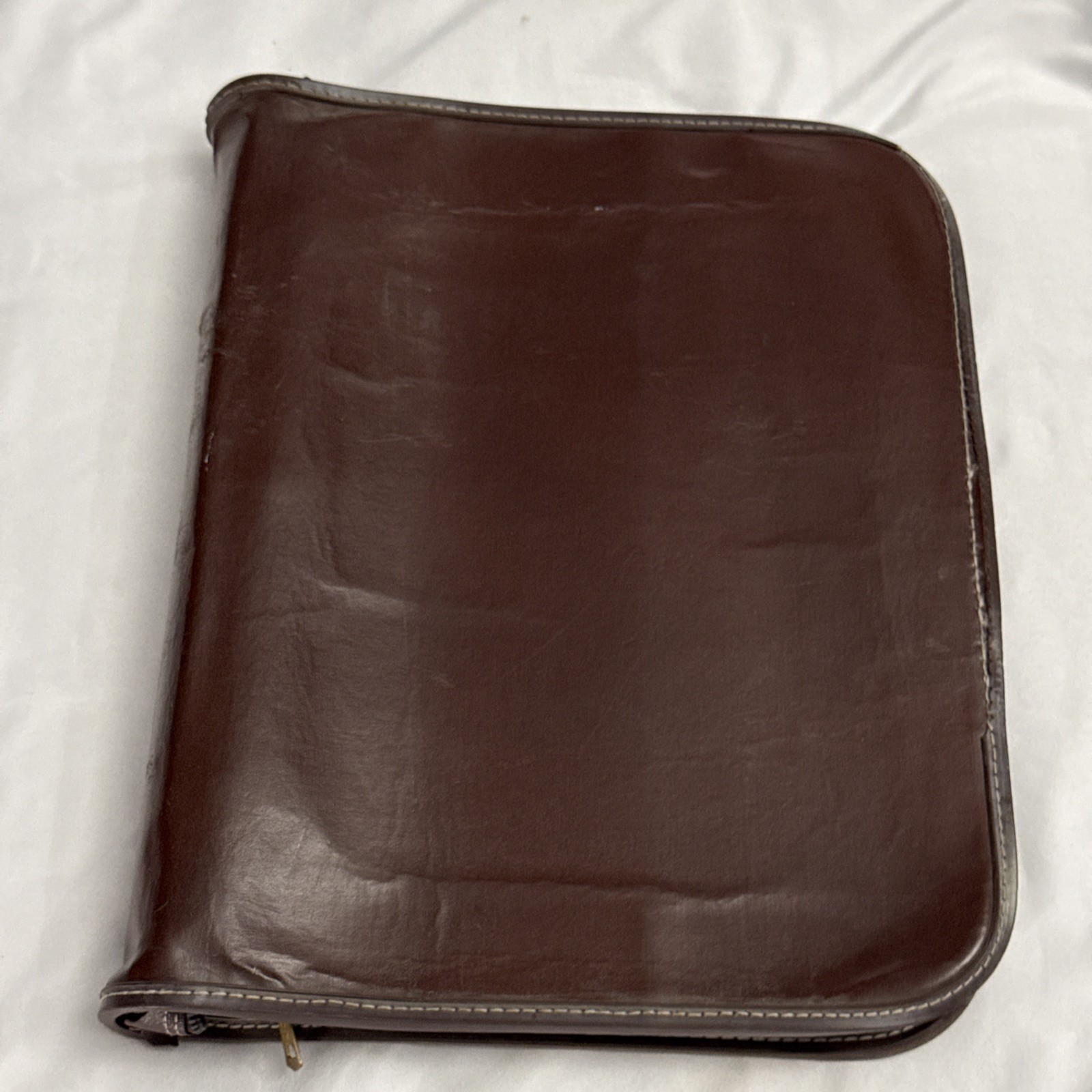 True Vintage Ringfolio National antique Leather secretary Business Binder USA