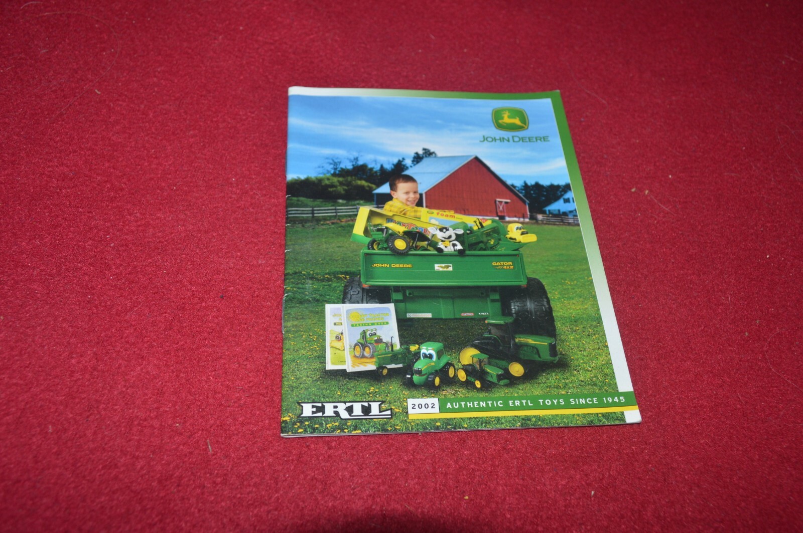 John Deere Ertl Toys For 2002 Pocket Brochure FCCA