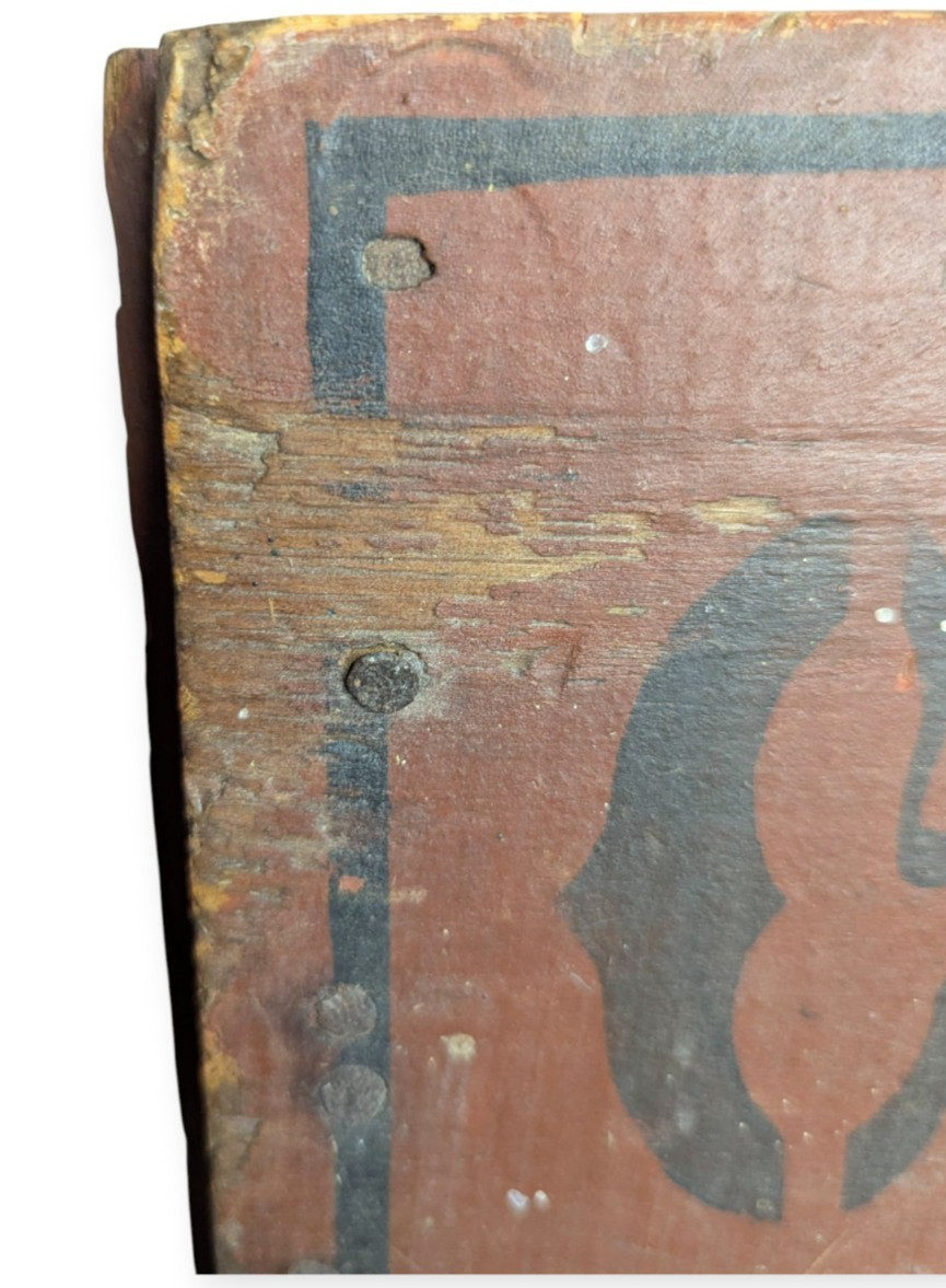 Early Clipper Mill Ferrell, Prame & Ozier Painted Wood Piece Shiloh Ohio 1891/92