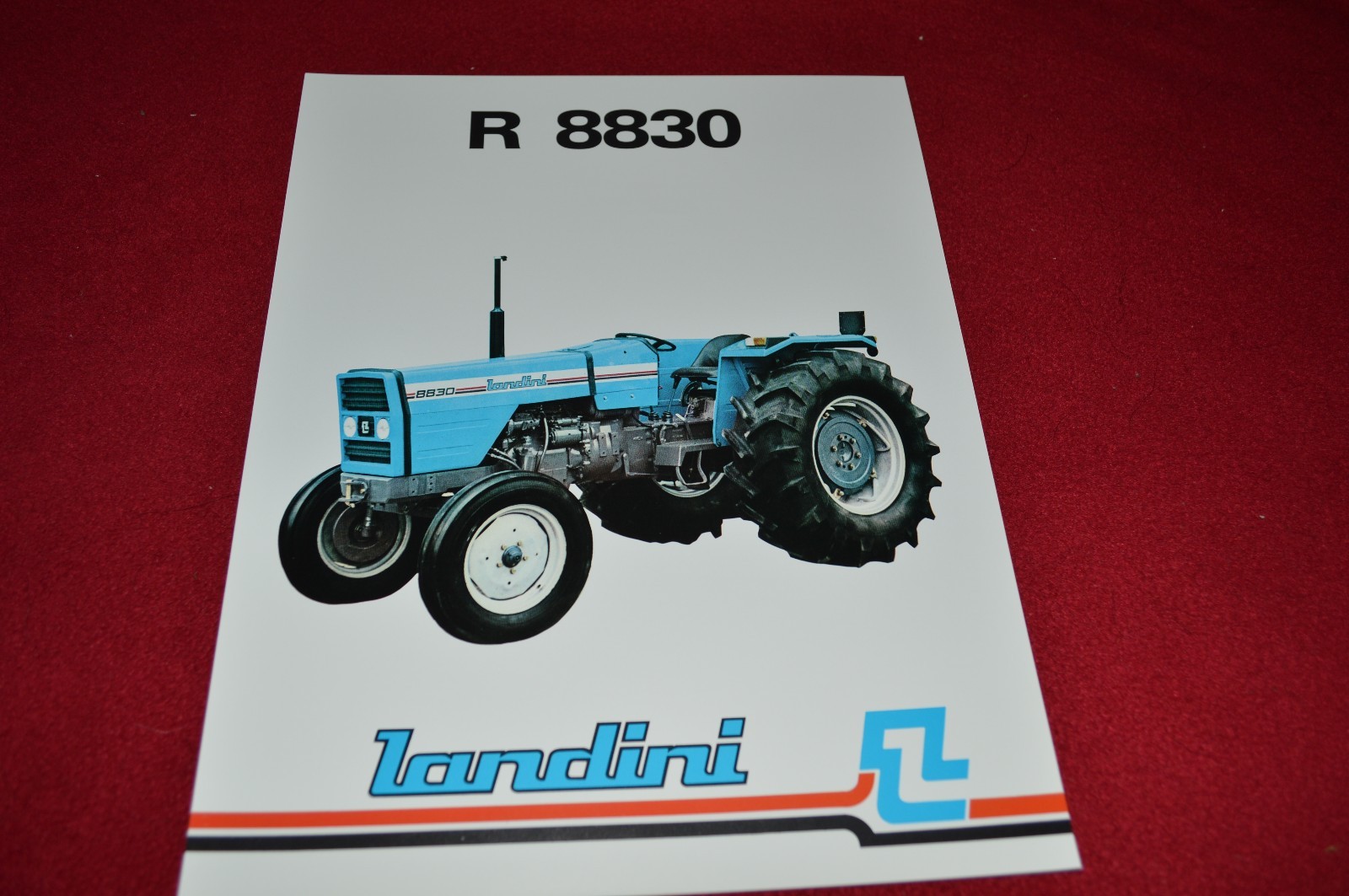 Landini R 8830 Tractor Dealers Brochure L9/1183/10-1 LCOH