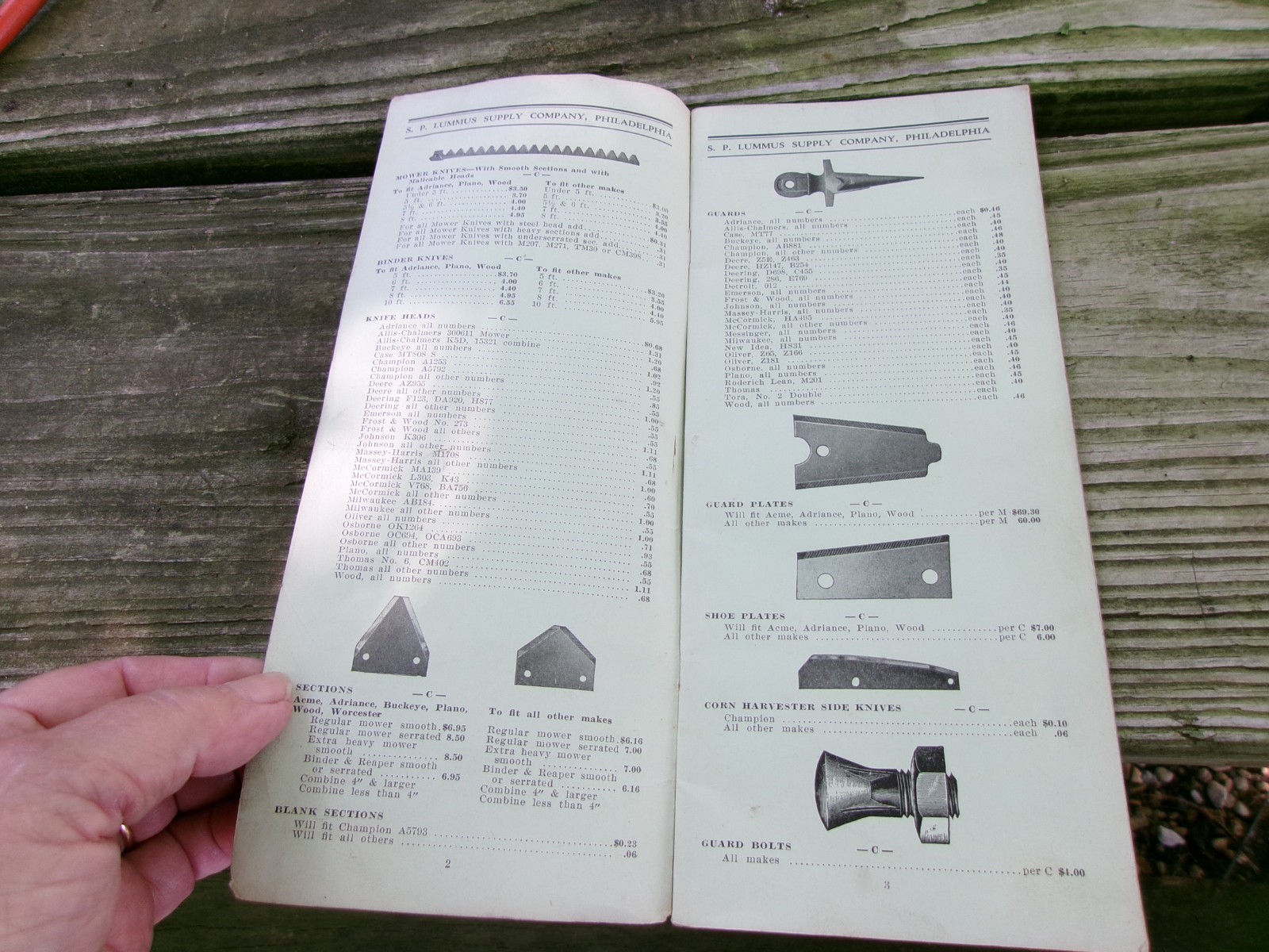 Antique S.P. LUMMUS (Farmers) Supply Co. Phila.PA. Catalog Small Booklet, 51pgs.
