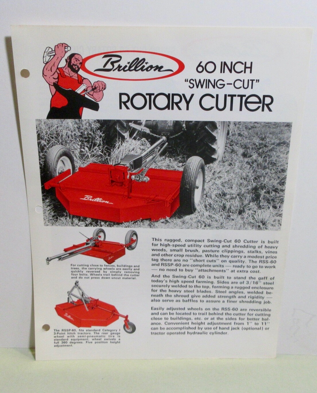 Brillion Iron Works Rotary Cutters & Flail Shredders Brochures