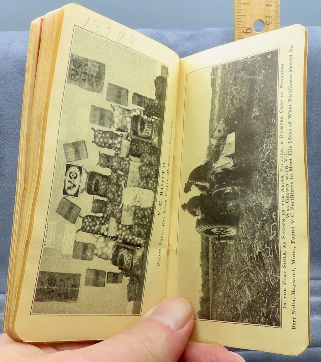 VC FERTILIZERS Amherst Junction Wisconsin Note Book Pad 1938