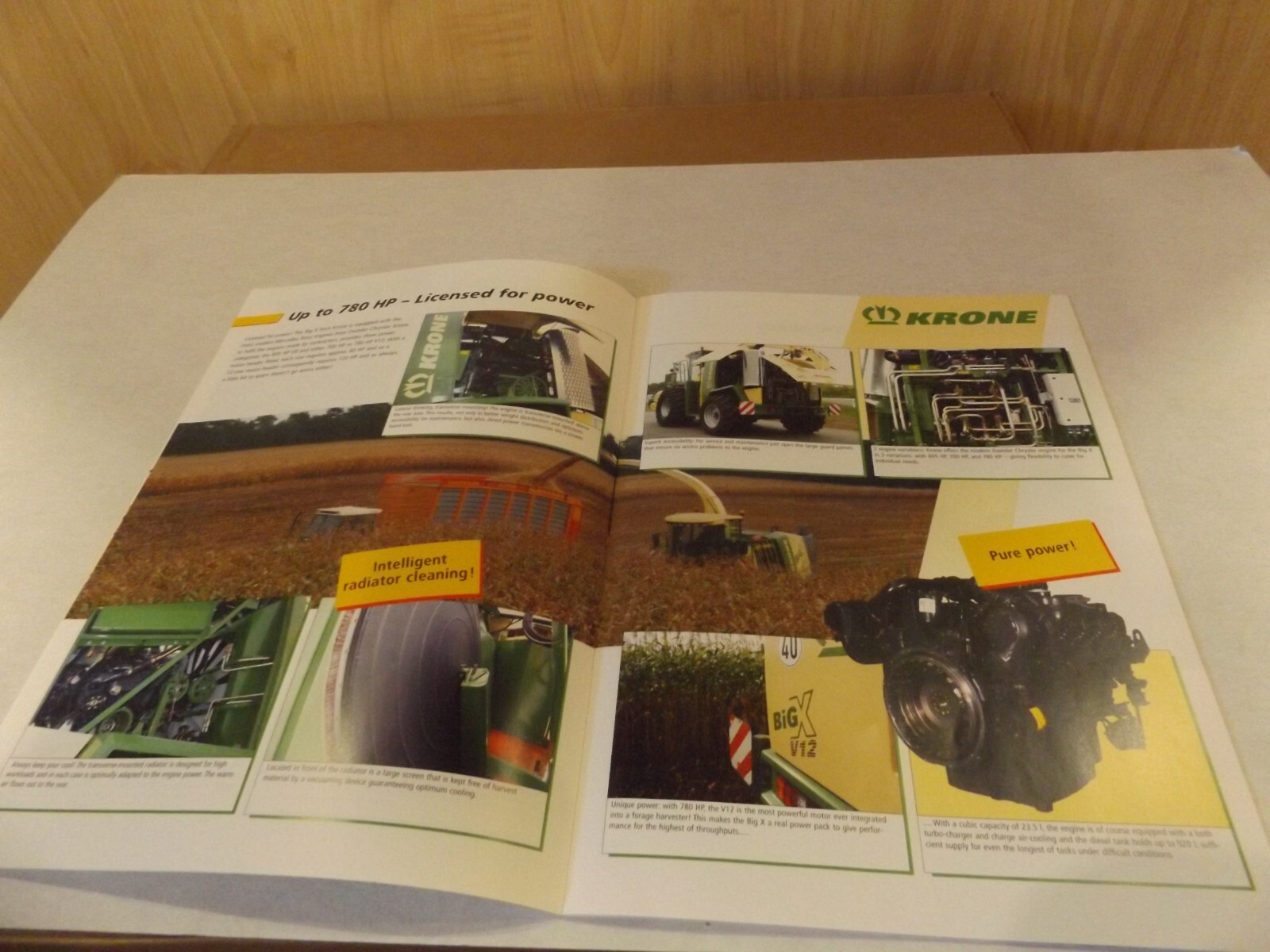 KRONE BIG X PRECISION CROP FORAGE HARVESTER. LITERATURE # BIGX 0401-0196