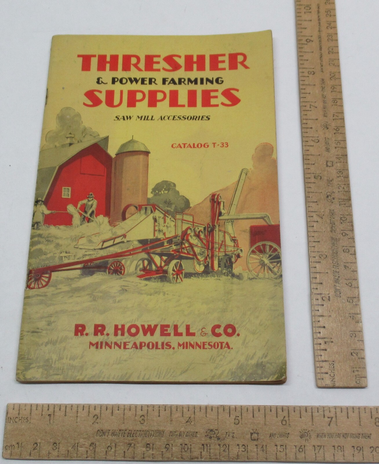 THRESHER & POWER FARMING SUPPLIES – SAW MILL ACCESSORIES – CATALOG T-33 -#3468