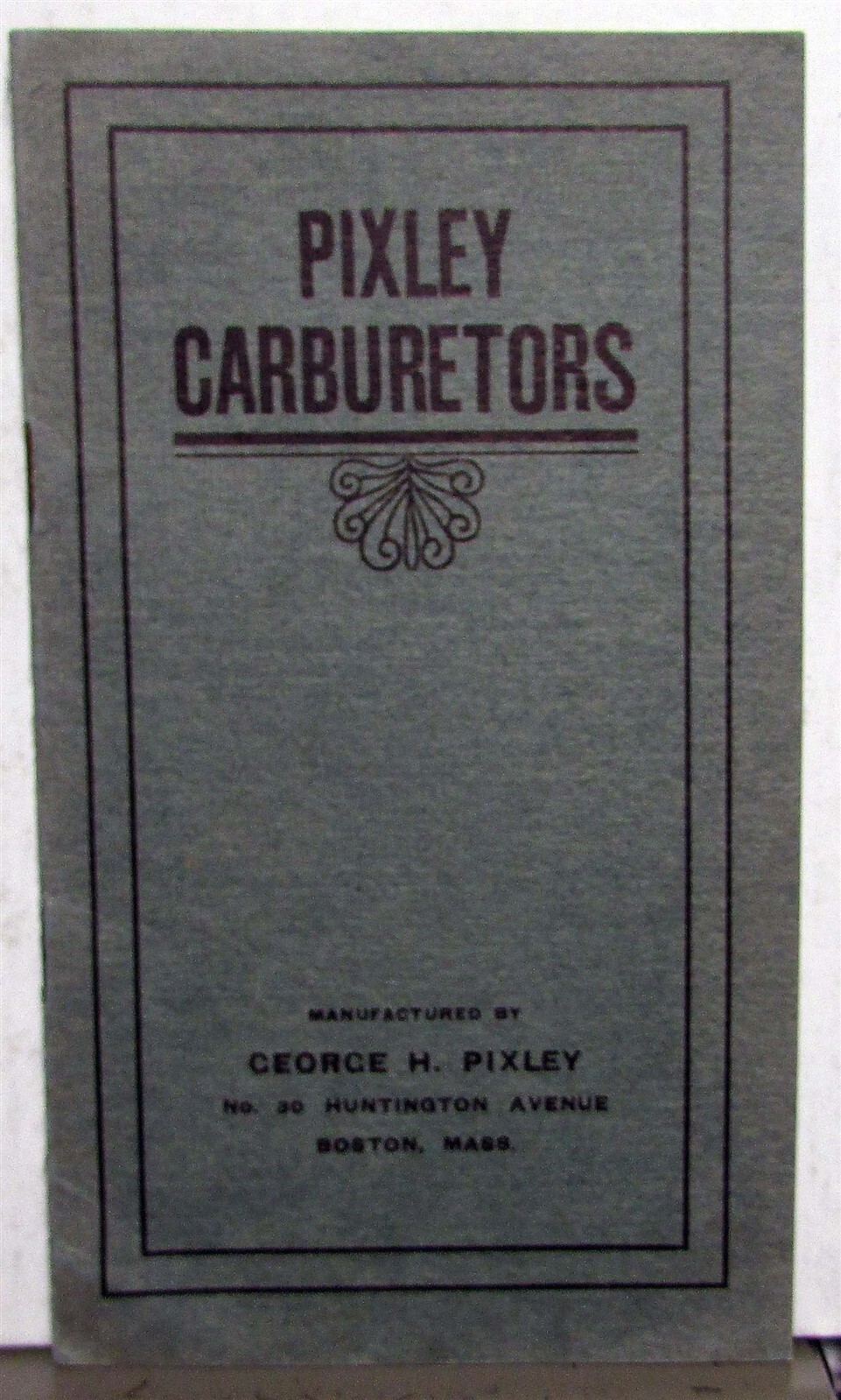1910s-1920s Pixley Carburetors Diagrams Dimensions Pricing Sale Brochure Booklet
