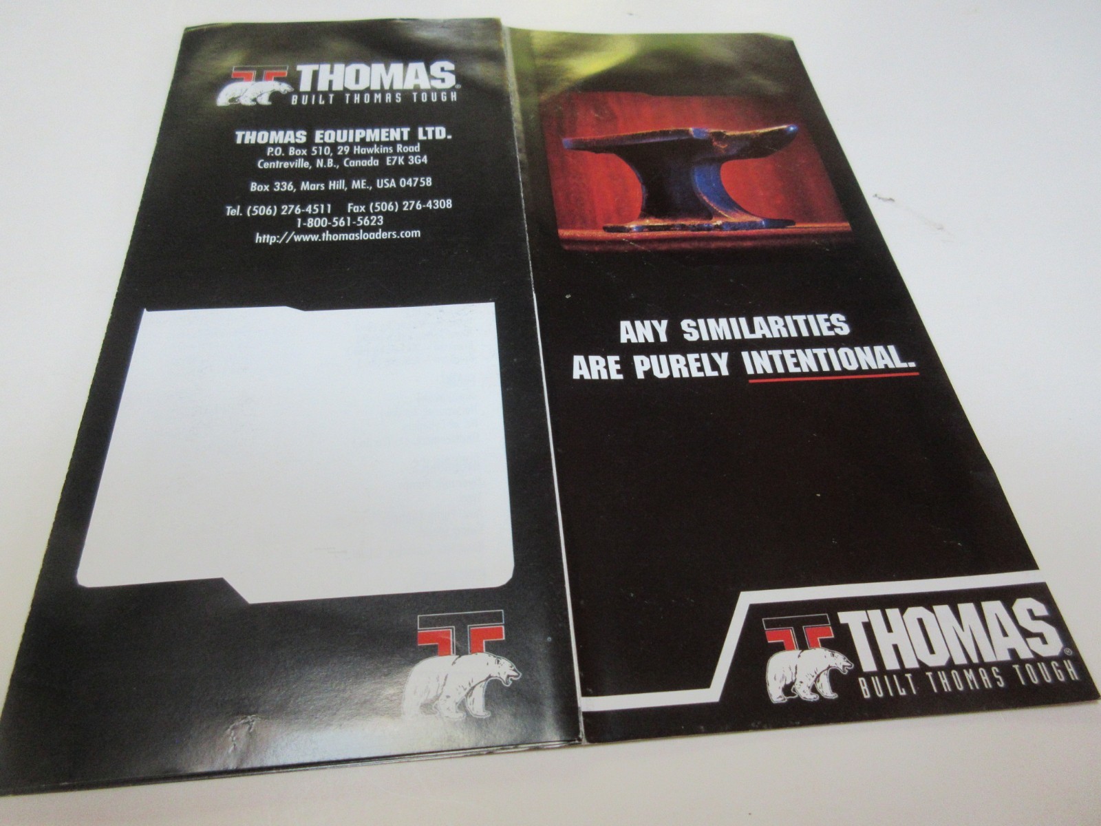 Thomas Mini Full Line Pocket Brochure 12 pages