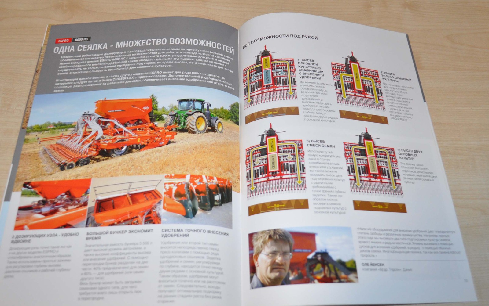 Kuhn Sowing complex Agricultural Machinery Brochure Prospekt