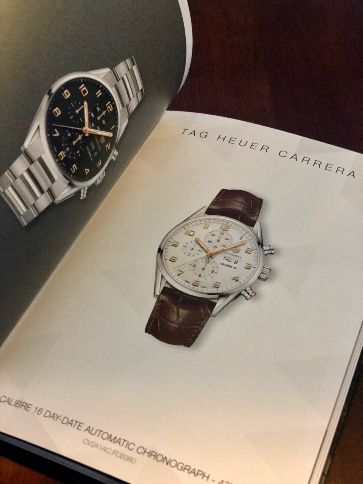 TAG HUER WATCH HARD COVER BOOK BROCHURE FROM 2016-2017