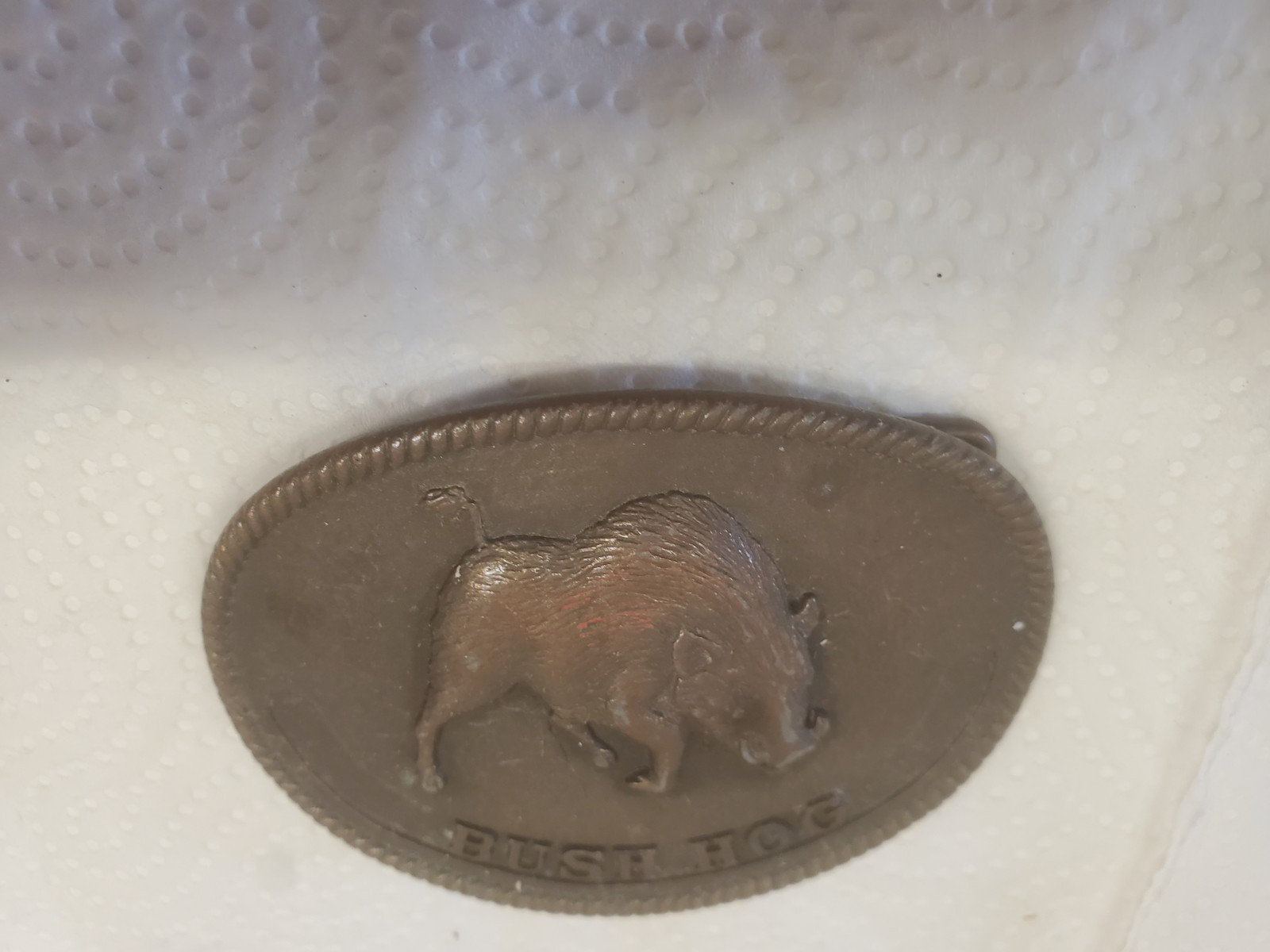 3-1/2&Prime; X 2-1/2&Prime; Metal Belt Buckle Bush Hog Mowers Farm & Ranch