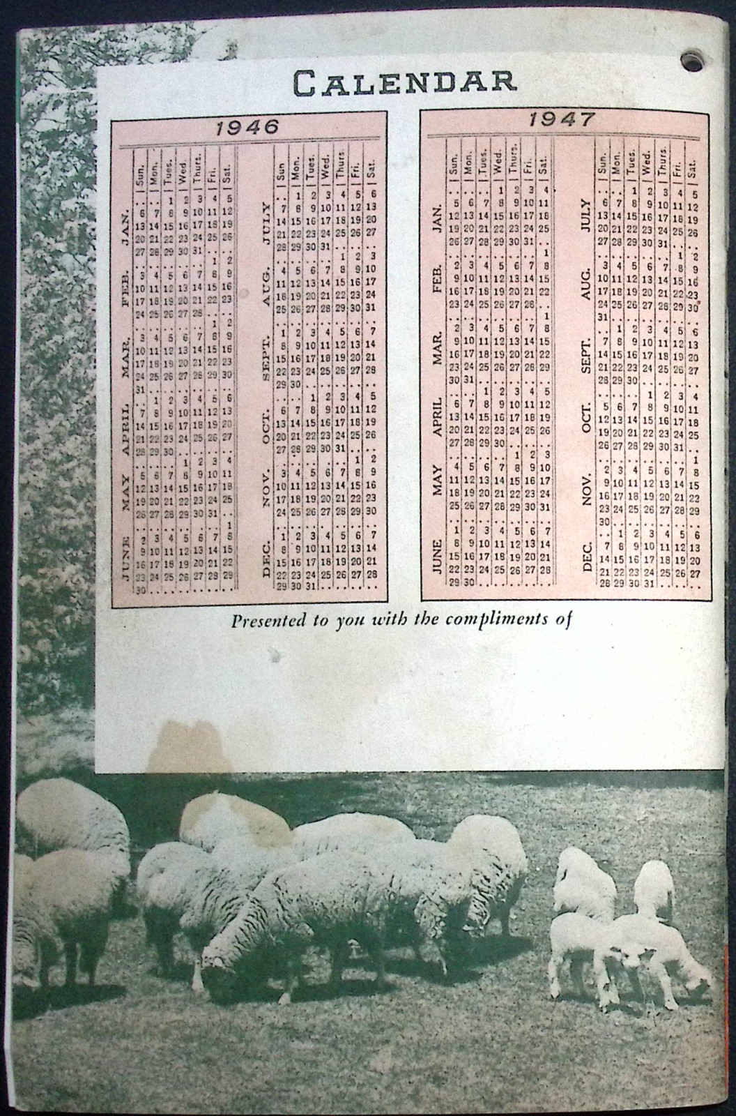 Vintage 1946-47 The Farm Book Cities Services Oils Booklet