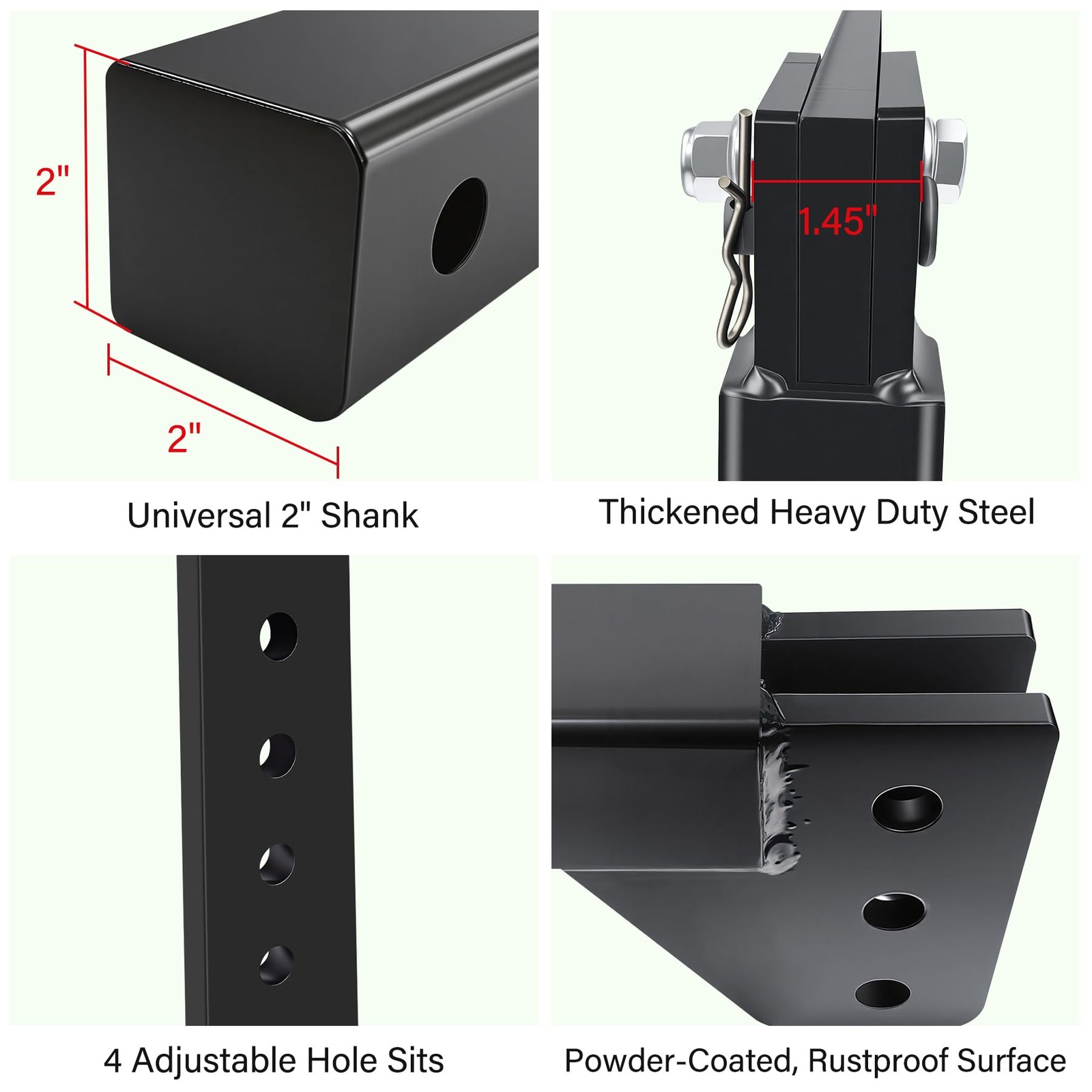 SUONE Mounted Trencher 3 Point Hitch Fit for ATV/UTV Tractor with 2pcs Replac…