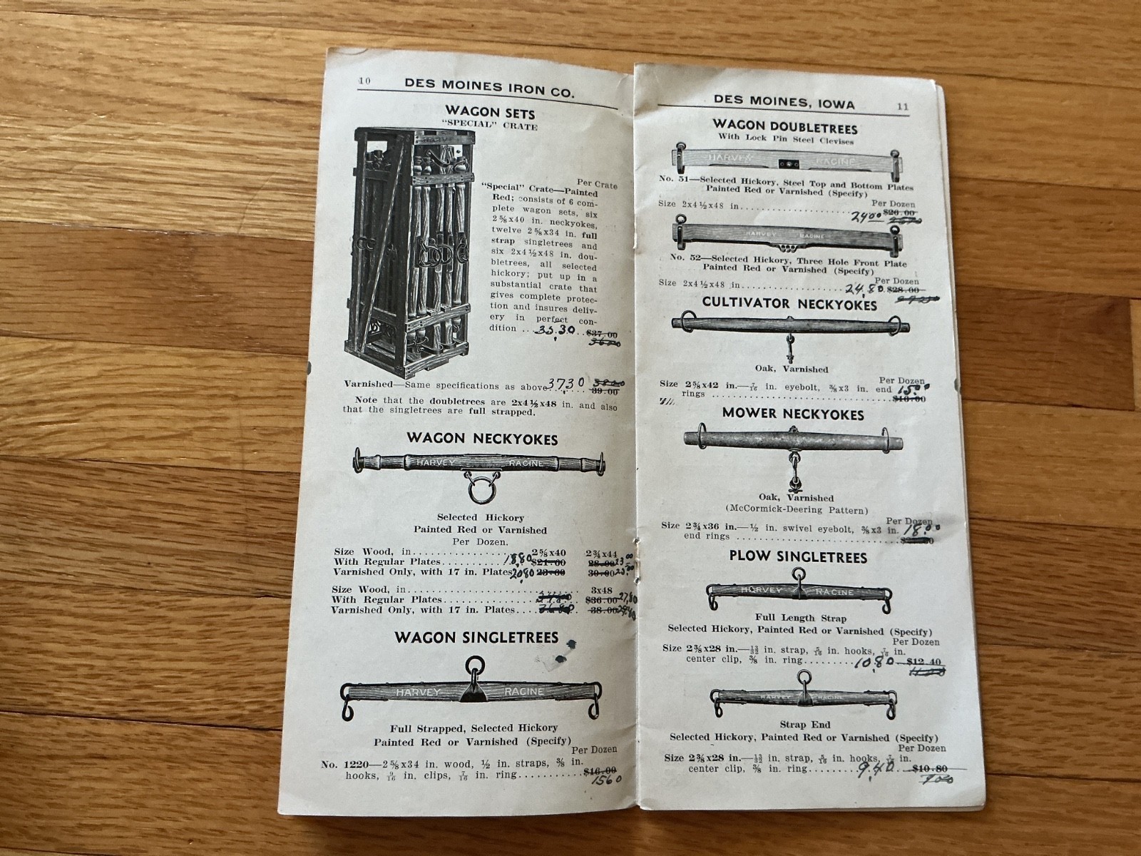 1931 Des Moines Iron Co Specialty Catalog W/Dealer Price List – Des Moines Iowa