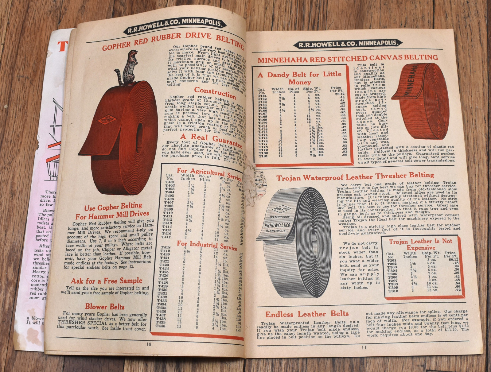 Vintage 1935 Thresher Power Farming Supplies Saw Mill Accessories Catalog T-35