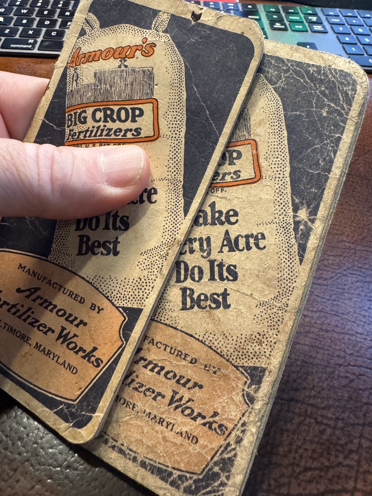1932 Armour Fertilizer Works Crop Booklets Baltimore Maryland Farm Ephemera