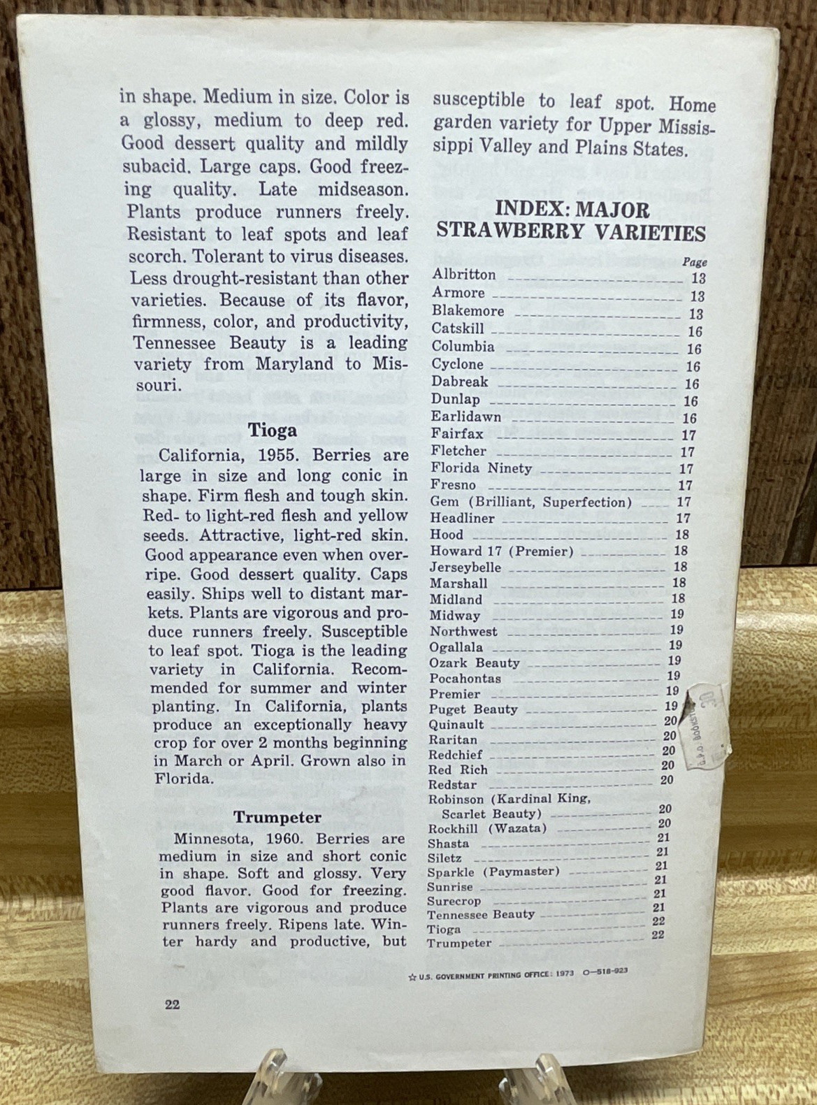US Department Of Agriculture Farmers’ Bulletin Fruit Soil Birds Lot Of (7) Vtg