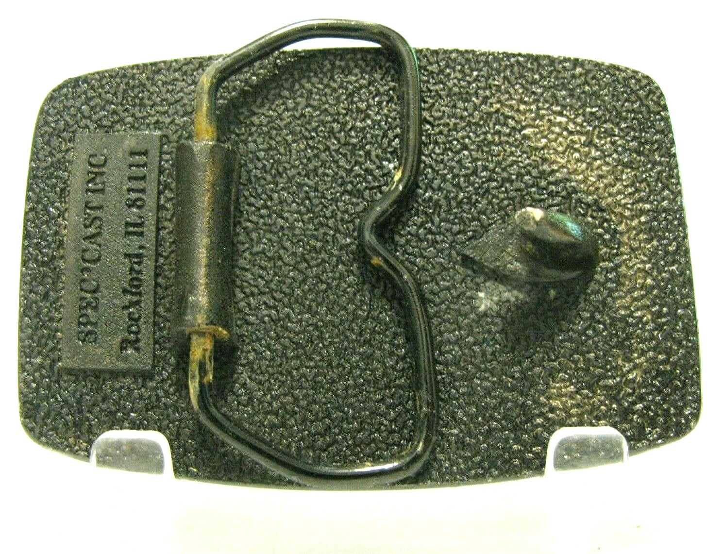 YANMAR Tractor Pewter Belt Buckle Spec Cast advertising farm collectible