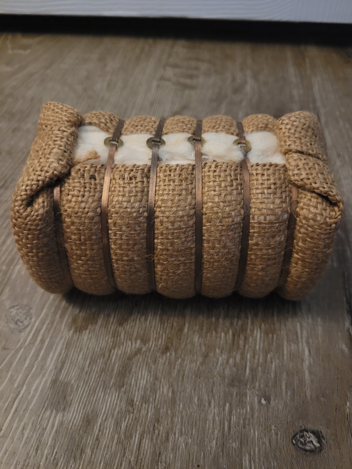 Vintage Miniature Cotton Bale Souvenir